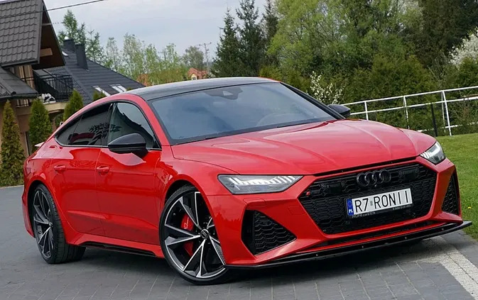 audi podkarpackie Audi RS7 cena 549000 przebieg: 39800, rok produkcji 2020 z Dynów